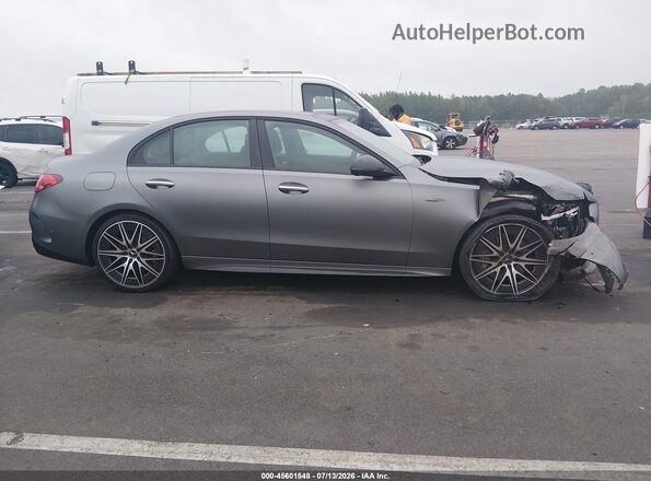W1KAF8HB9PR122911 2023 MERCEDES-BENZ AMG C 43 Gray Widok wnętrza z tyłu