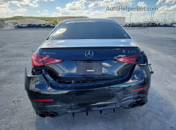 W1KAF8HB9RR186840 2024 MERCEDES-BENZ C Black Widok z tyłu
