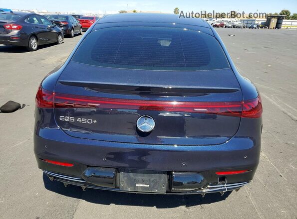 W1KCG2DB2NA008477 2022 MERCEDES-BENZ EQS Blue Rear view