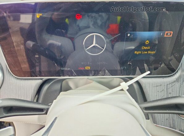 W1KCG2DB6PA031621 2023 MERCEDES-BENZ EQS Black ხელსაწყოთა პანელის ხედი
