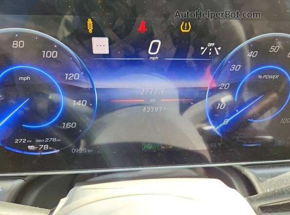 W1KCG2DB6PA031702 2023 MERCEDES-BENZ EQS Gray ხელსაწყოთა პანელის ხედი