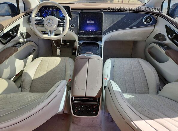 W1KCG2DB6PA031702 2023 MERCEDES-BENZ EQS Gray წინა პანელის ხედი