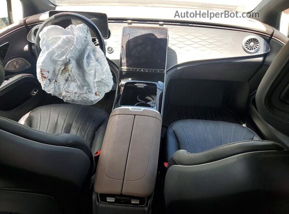 W1KCG2DB6PA033028 2023 MERCEDES-BENZ EQS White Առջևի վահանակի տեսք