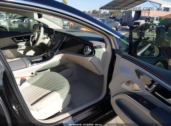 W1KCG2DB8NA016406 2022 MERCEDES-BENZ EQS 450+ Black წინა სალონის ხედი