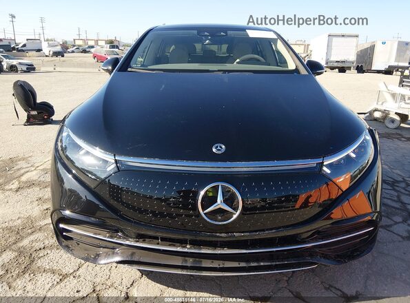 W1KCG2DB8NA016406 2022 MERCEDES-BENZ EQS 450+ Black ხელსაწყოთა პანელის ხედი