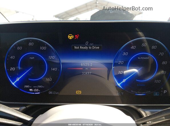 W1KCG2DB8NA016406 2022 MERCEDES-BENZ EQS 450+ Black უკანა სავარძლების ხედი