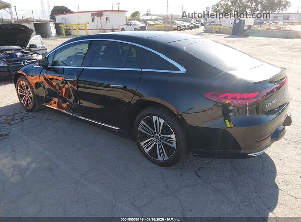W1KCG2DB8NA016406 2022 MERCEDES-BENZ EQS 450+ Black უკანა მარცხენა