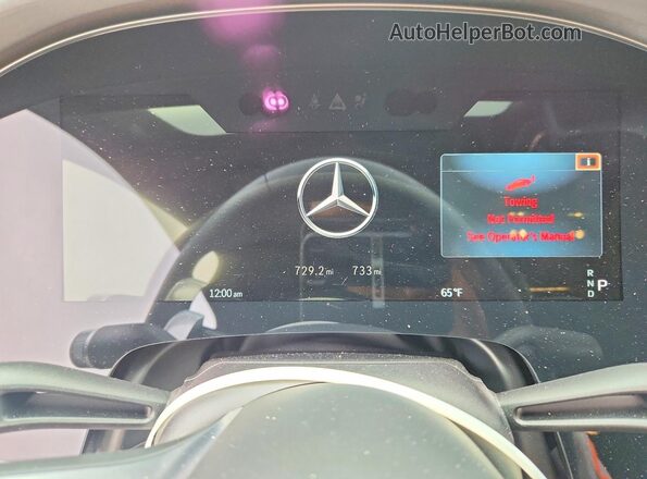 W1KCG2DB8TA053291 2026 MERCEDES-BENZ EQS Black Instrument cluster view