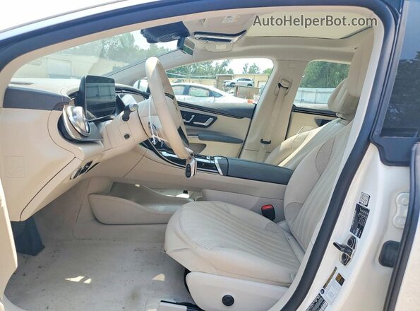 W1KCG2DB9NA003454 2022 MERCEDES-BENZ EQS White Vista interior delantera