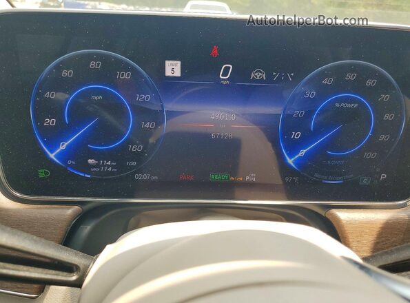 W1KCG2DB9NA003454 2022 MERCEDES-BENZ EQS White Vista del cuadro de instrumentos