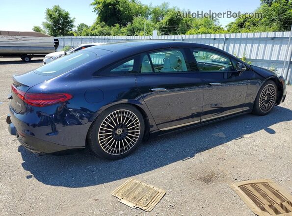 W1KCG4EB5NA000738 2022 MERCEDES-BENZ EQS Blue Rear right