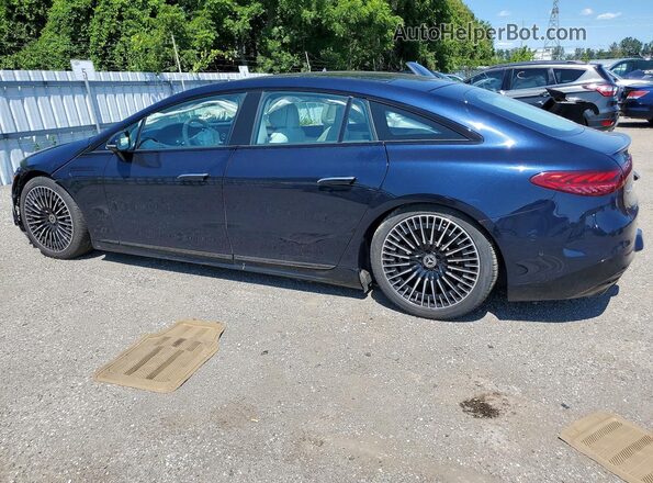 W1KCG4EB5NA000738 2022 MERCEDES-BENZ EQS Blue Rear left