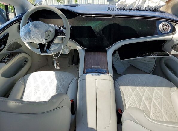 W1KCG4EB5NA000738 2022 MERCEDES-BENZ EQS Blue Dashboard view