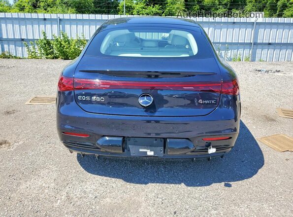 W1KCG4EB5NA000738 2022 MERCEDES-BENZ EQS Blue Rear view