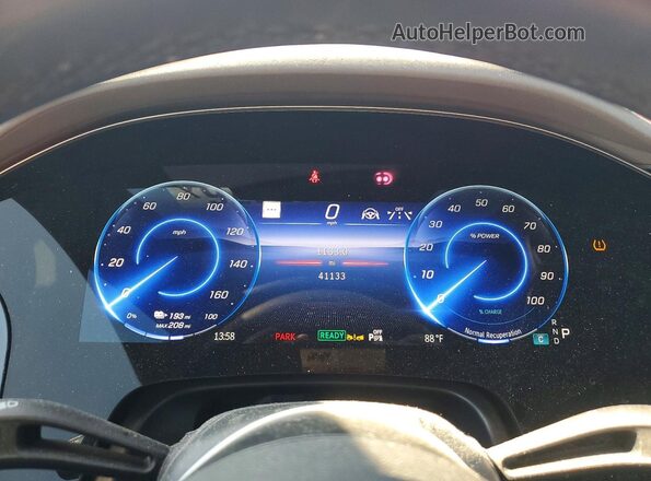 W1KCG4EB5NA018088 2022 MERCEDES-BENZ EQS White Instrument cluster view