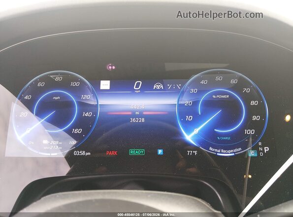 W1KCG4EBXNA022198 2022 MERCEDES-BENZ EQS 580 Black Հետևի նստատեղերի տեսք