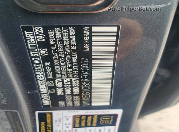 W1KEG1CB5RF043057 2024 MERCEDES-BENZ EQE Silver Vista del compartimento del motor