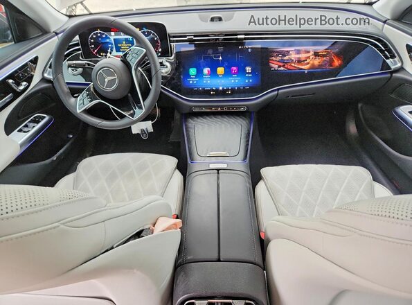W1KLF4GB2TA212736 2026 MERCEDES-BENZ E Tan Dashboard view