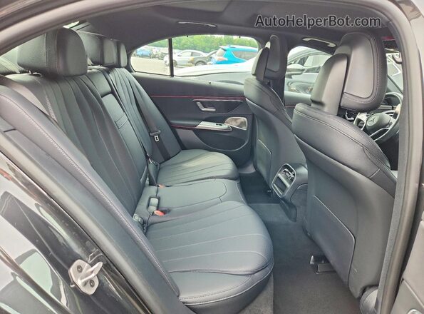 W1KLF6BB3SA107320 2025 MERCEDES-BENZ E Black Rear seats view