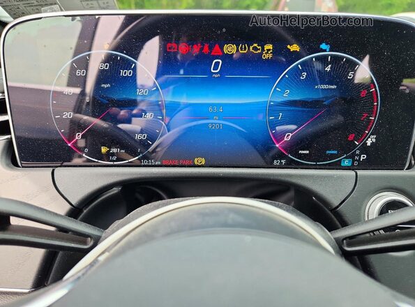 W1KLF6BB3SA107320 2025 MERCEDES-BENZ E Black Instrument cluster view