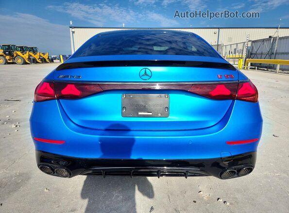W1KLF6DBXSA137119 2025 MERCEDES-BENZ E Blue Rear view
