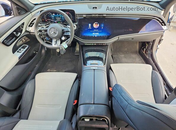 W1KLF6DBXSA137119 2025 MERCEDES-BENZ E Blue Dashboard view