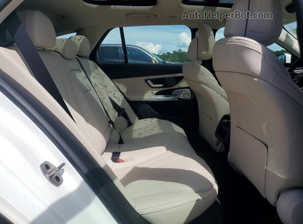 W1KLH6FB9SA134400 2025 MERCEDES-BENZ E White Rear seats view