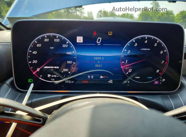 W1KMJ6CB0SF067587 2025 MERCEDES-BENZ CLE Blue ხელსაწყოთა პანელის ხედი
