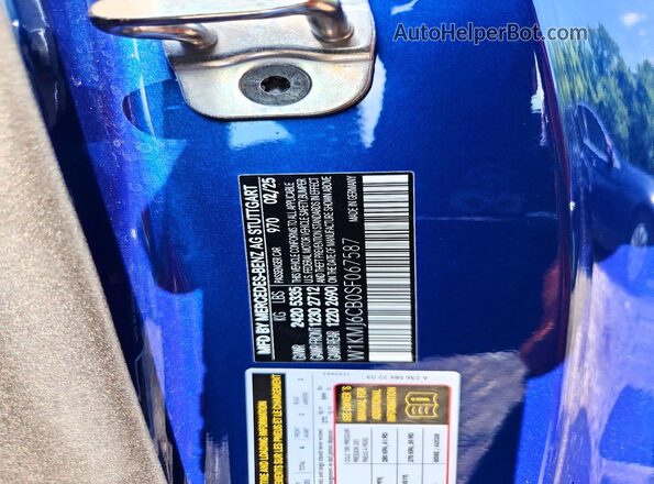 W1KMJ6CB0SF067587 2025 MERCEDES-BENZ CLE Blue ძრავის განყოფილების ხედი