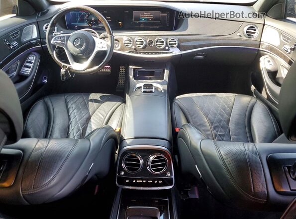 W1KUG8DB1LA529694 2020 MERCEDES-BENZ S Black Առջևի վահանակի տեսք