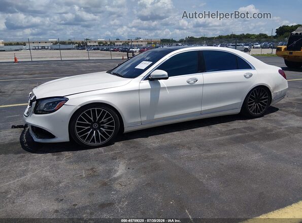 W1KUG8DB1LA568155 2020 MERCEDES-BENZ S-CLASS White Передня ліва чверть