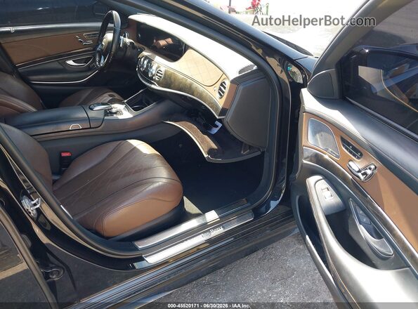 W1KUG8DB7LA550579 2020 MERCEDES-BENZ S-CLASS Black Widok wnętrza z przodu