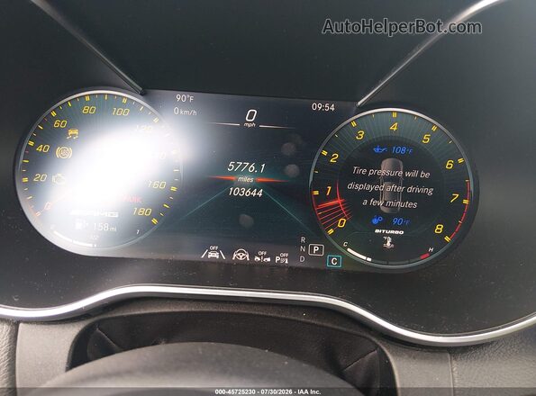 W1KWF6EB7LR571884 2020 MERCEDES-BENZ AMG C 43 Gray Rear seats view