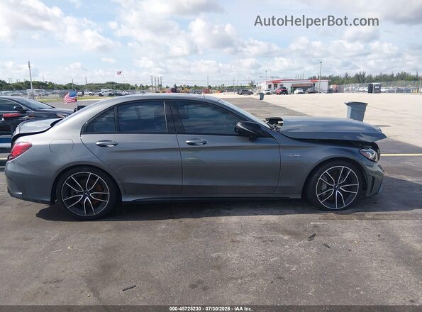 W1KWF6EB7LR571884 2020 MERCEDES-BENZ AMG C 43 Gray Rear interior view