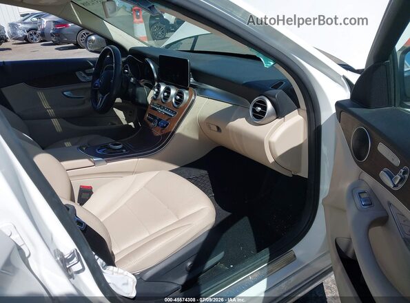 W1KWF8DB1LR599743 2020 MERCEDES-BENZ C-CLASS White Front interior view