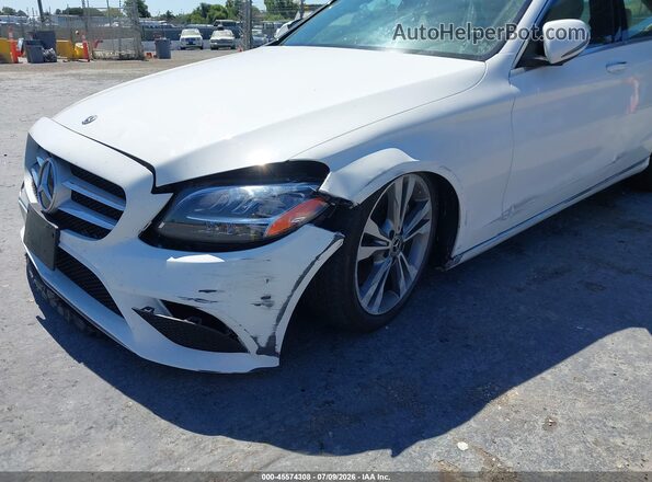 W1KWF8DB1LR599743 2020 MERCEDES-BENZ C-CLASS White Front view