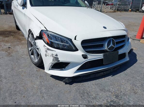 W1KWF8DB1LR599743 2020 MERCEDES-BENZ C-CLASS White Rear interior view