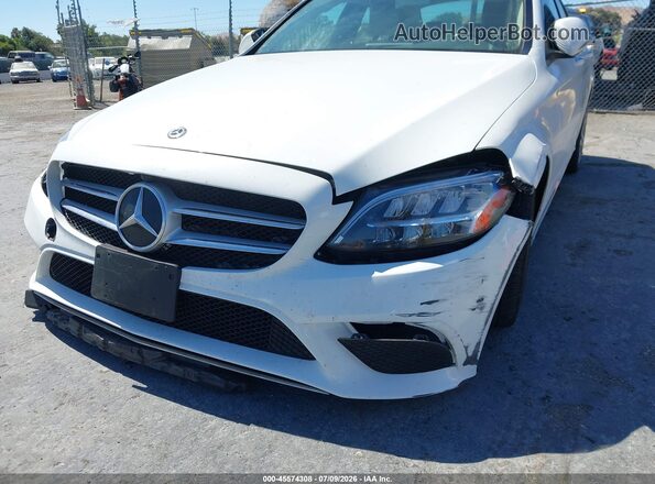 W1KWF8DB1LR599743 2020 MERCEDES-BENZ C-CLASS White Instrument cluster view