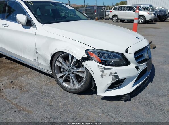 W1KWF8DB1LR599743 2020 MERCEDES-BENZ C-CLASS White 360 interior view