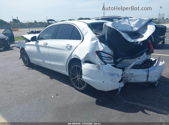 W1KWF8DB1MR652085 2021 MERCEDES-BENZ C-CLASS Белый Задняя левая четверть