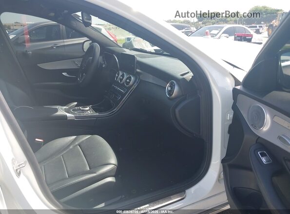 W1KWF8DB1MR652085 2021 MERCEDES-BENZ C-CLASS Белый Вид салона спереди