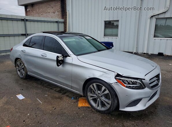 W1KWF8DB2LR577380 2020 MERCEDES-BENZ C Серебряный Передняя правая четверть