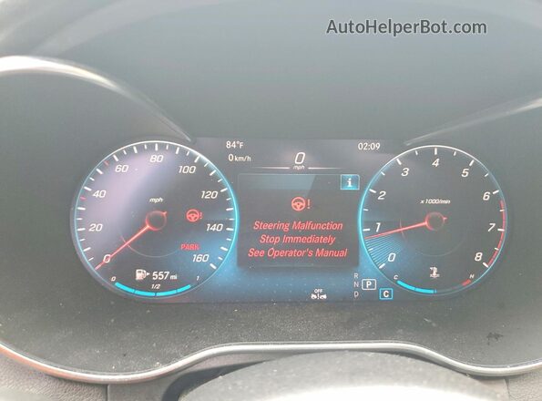 W1KWF8DB2LR577380 2020 MERCEDES-BENZ C Серебряный Вид подкапотного пространства
