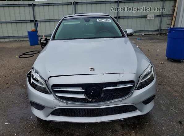 W1KWF8DB2LR577380 2020 MERCEDES-BENZ C Серебряный Вид спереди