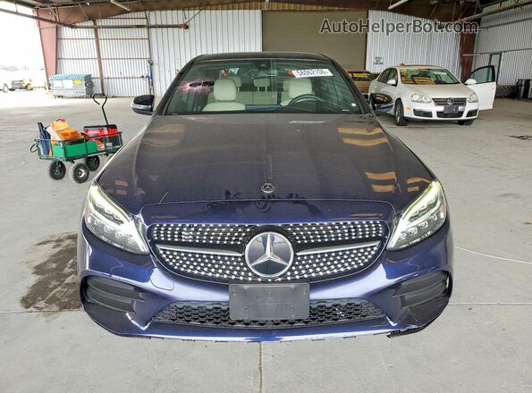 W1KWF8DB3MR638284 2021 MERCEDES-BENZ C Синий Вид спереди