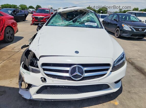 W1KWF8DB4MR606721 2021 MERCEDES-BENZ C White Вид спереду