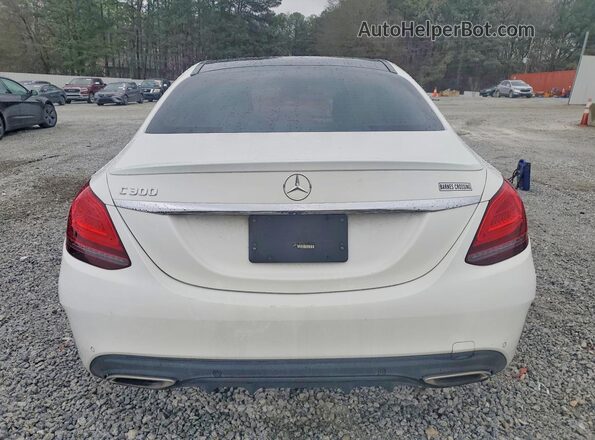W1KWF8DB6LR588964 2020 MERCEDES-BENZ C White Vista trasera