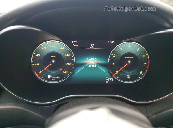 W1KWF8DB6LR588964 2020 MERCEDES-BENZ C White Vista del cuadro de instrumentos