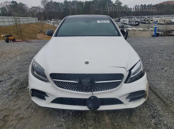 W1KWF8DB6LR588964 2020 MERCEDES-BENZ C White Vista frontal