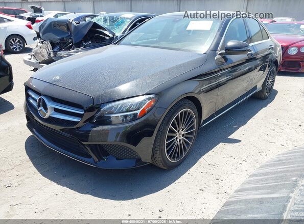 W1KWF8DB7MR631144 2021 MERCEDES-BENZ C-CLASS Black Առջևի ձախ երեք քառորդ տեսարան